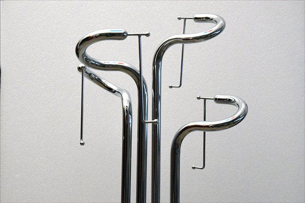 Sculpture Coat Hanger in Chromed Steel, 1970s-HS-1299627