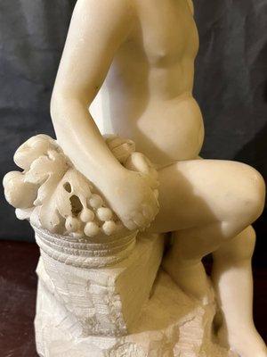 Sculpture Depicting Children, 1800s, Marble-WRQ-1742190