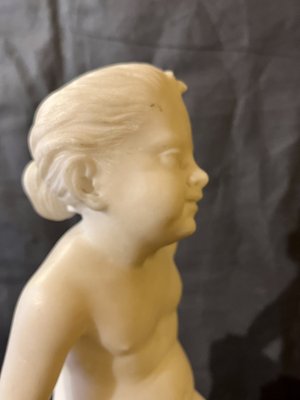 Sculpture Depicting Children, 1800s, Marble-WRQ-1742190