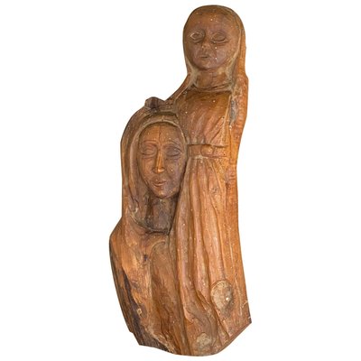 Sculpture in Wood, France, 1970s-UR-974062