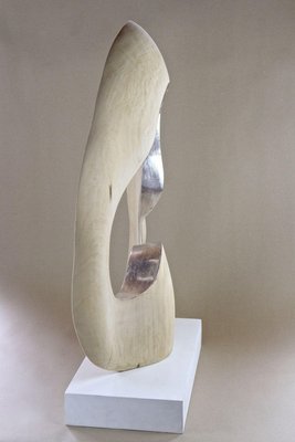 Sculpture Infinty, Silvered Basswood, M.Treml, Austria, 2021-TQA-1436502