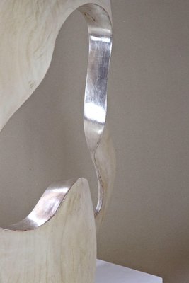 Sculpture Infinty, Silvered Basswood, M.Treml, Austria, 2021-TQA-1436502