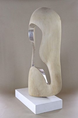 Sculpture Infinty, Silvered Basswood, M.Treml, Austria, 2021-TQA-1436502