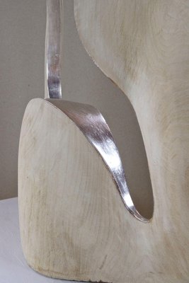 Sculpture Infinty, Silvered Basswood, M.Treml, Austria, 2021-TQA-1436502