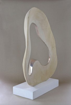 Sculpture Infinty, Silvered Basswood, M.Treml, Austria, 2021-TQA-1436502