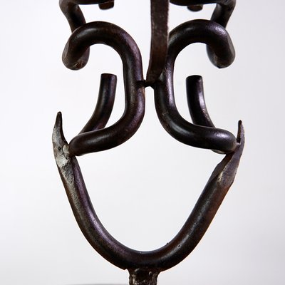 Sculpture Metal Soudart Mask-NYF-2018877