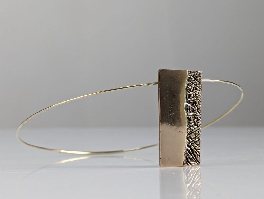 Sculpture Necklace by Enrique Broglia P/a Único, 1980s