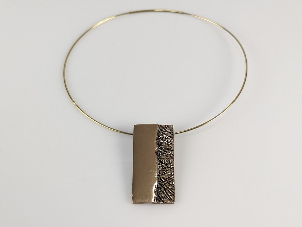 Sculpture Necklace by Enrique Broglia P/a Único, 1980s