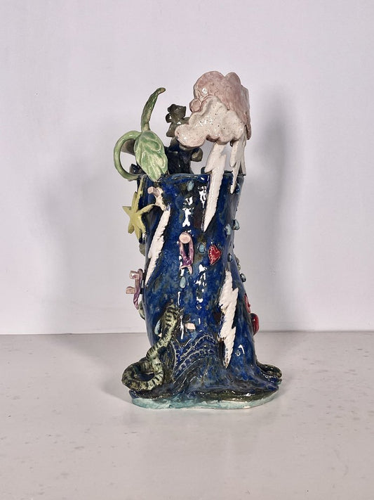 Sculpture of a Ceramic Nail Tree by Pholien, 2022