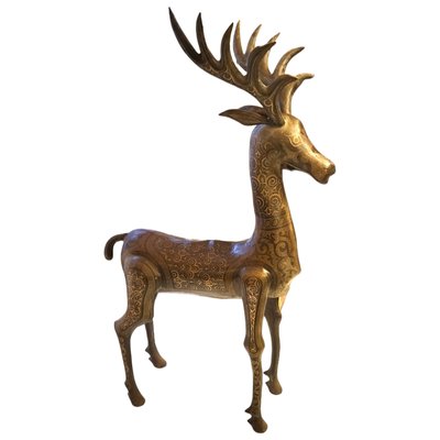 Sculpture of a Deer, 1980s, Bronze-TCS-1739924