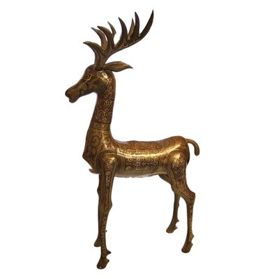 Sculpture of a Deer, 1980s, Bronze-TCS-1739924