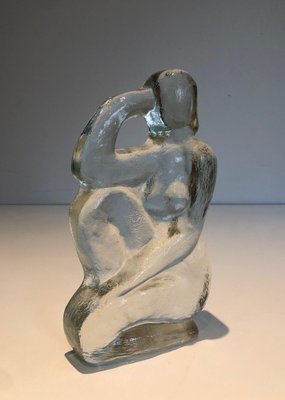 Sculpture of a Woman, 1970s, Glass-BA-1694745