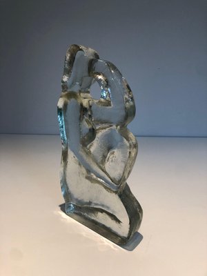 Sculpture of a Woman, 1970s, Glass-BA-1694745