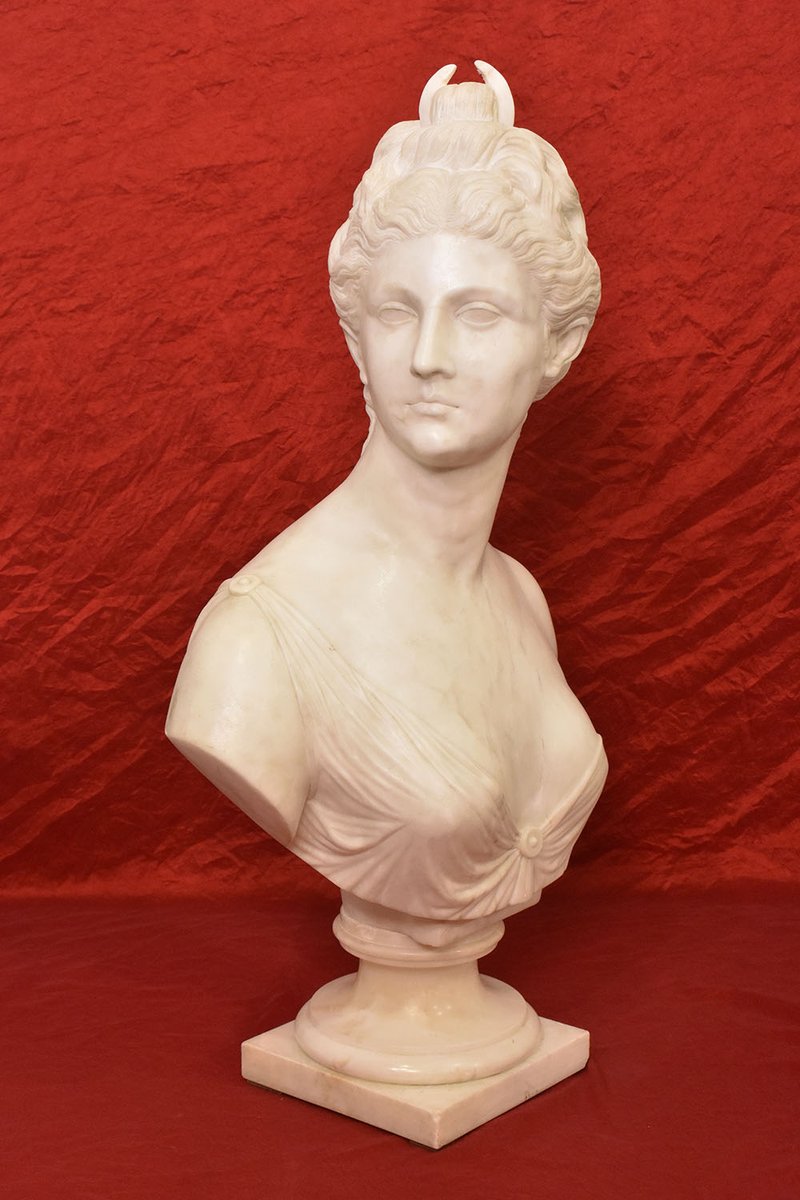 Sculpture of Diana the Huntress, 19th Century, Marble