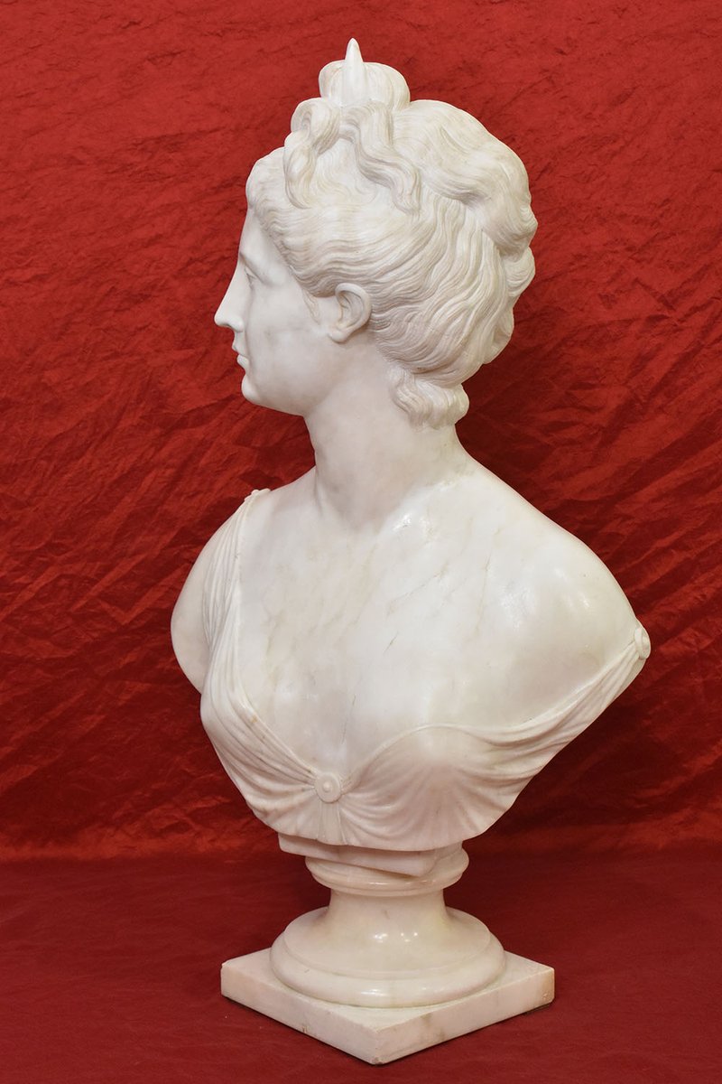 Sculpture of Diana the Huntress, 19th Century, Marble