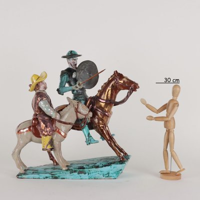 Sculpture of Don Quixote and Sancho Panza, 20th Century-VMM-1724781