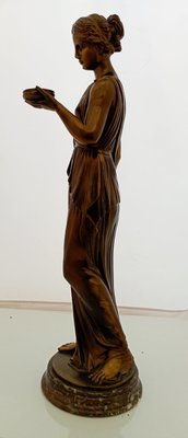 Sculpture of Hebe in Bronze, 1970s-LLP-1383554