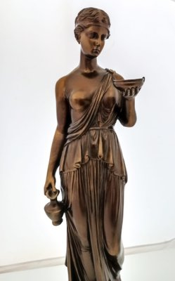 Sculpture of Hebe in Bronze, 1970s-LLP-1383554