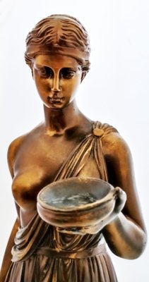 Sculpture of Hebe in Bronze, 1970s-LLP-1383554