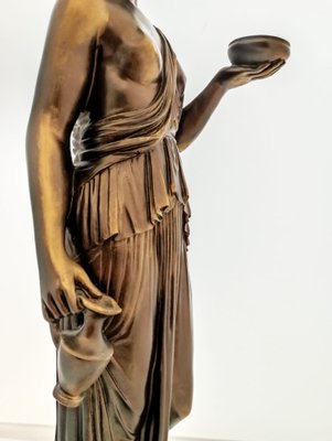 Sculpture of Hebe in Bronze, 1970s-LLP-1383554