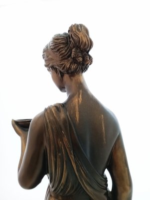 Sculpture of Hebe in Bronze, 1970s-LLP-1383554