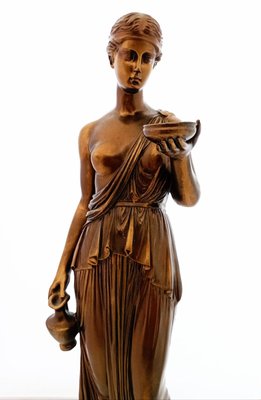 Sculpture of Hebe in Bronze, 1970s-LLP-1383554