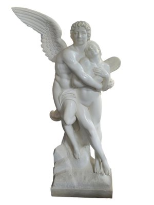 Sculpture of Lovers, 1980s, Marble-TCS-1763264