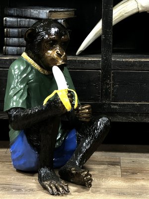 Sculpture of Monkey, 1990s, Bronze-ZMG-1793891