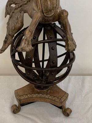 Sculpture of Pegasus on Astrolabe by Lam Lee Group Dallas-IJR-1393913