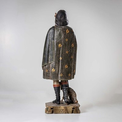 Sculpture of St. Roch with Dog, 1800s, Wood-VEI-2021321