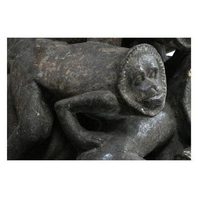 Sculpture of Stone Monkeys-NQ-624927