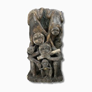 Sculpture of Stone Monkeys-NQ-624927