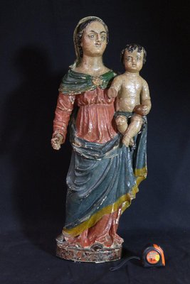 Sculpture of Virgin and Child, 1700s, Oak-WSV-1378400