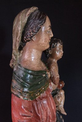 Sculpture of Virgin and Child, 1700s, Oak-WSV-1378400