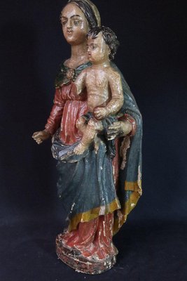 Sculpture of Virgin and Child, 1700s, Oak-WSV-1378400