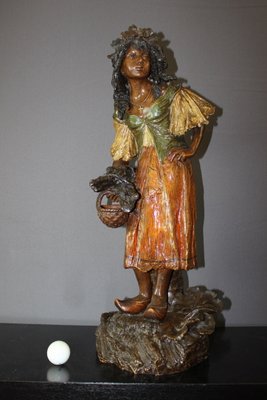 Sculpture Representing a Peasant in Terracotta by Stellmacher, 1900-BCR-1403030