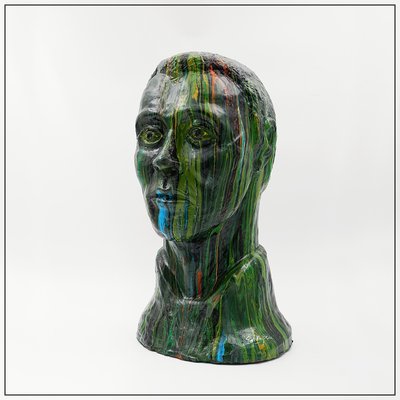 Sculpture with Poured Colors-NYF-2018805