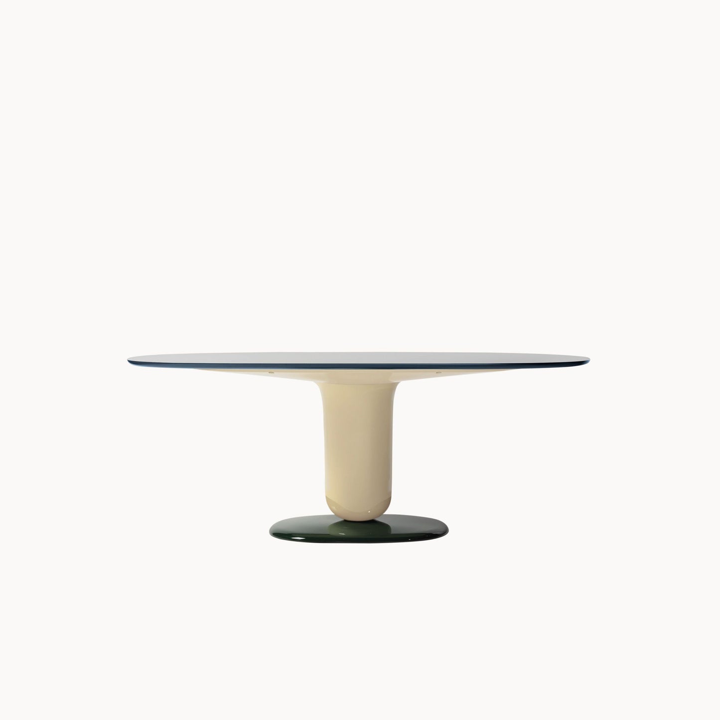 Oval Glass-Fibre Table Explorer 5 by Bd Barcelona Design #5A#Ivory