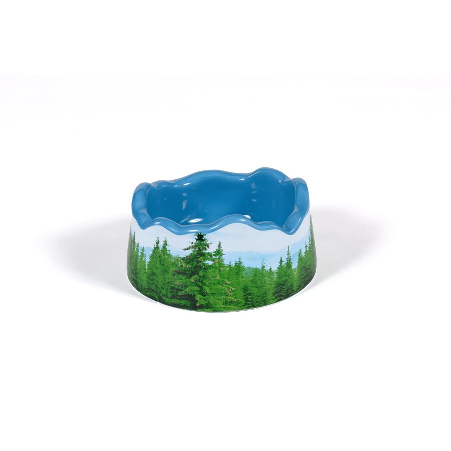 Ceramic Pet Bowl PETS (R)EVOLUTION Les Alpes by Seletti