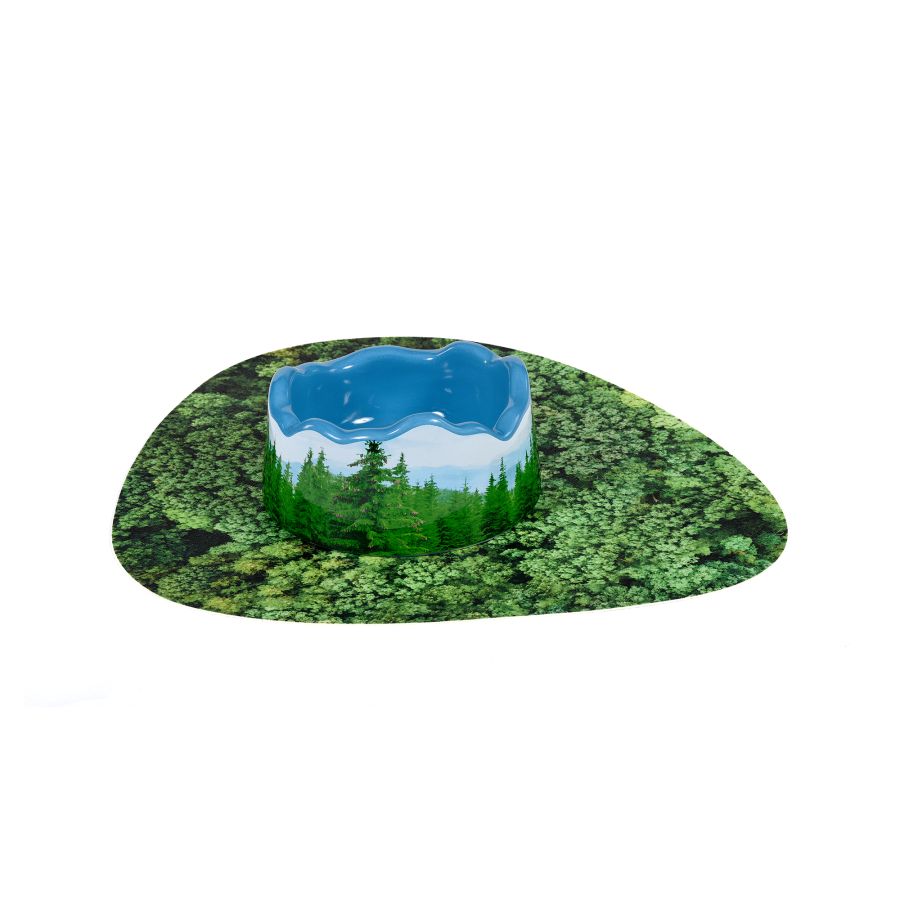 Bowl mat PETS (R)EVOLUTION Les Alpes by Seletti