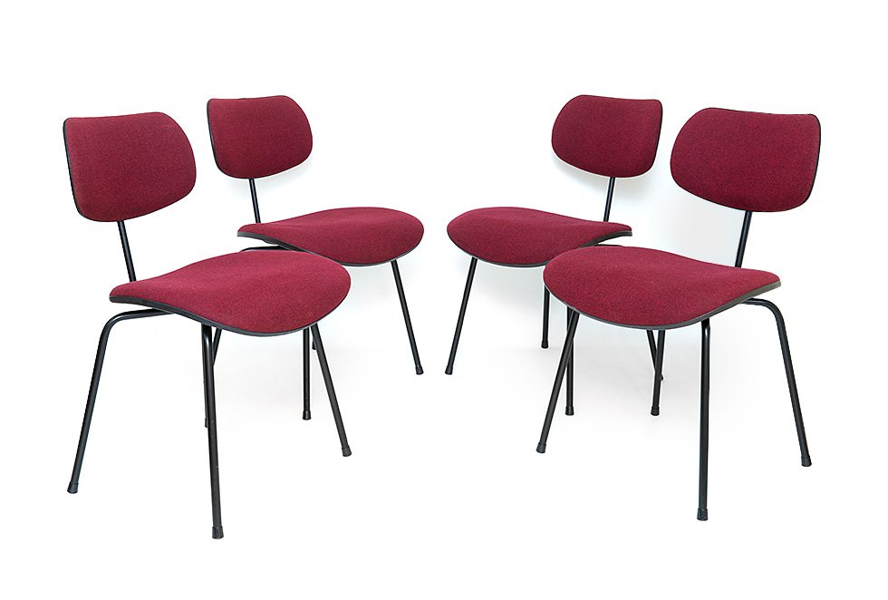 SE68 Chairs by Egon Eiermann for Wilde & Spieth, 1960s, Set of 4