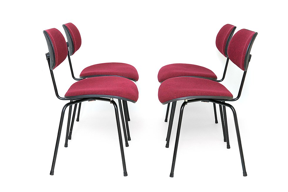 SE68 Chairs by Egon Eiermann for Wilde & Spieth, 1960s, Set of 4