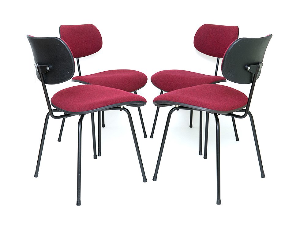 SE68 Chairs by Egon Eiermann for Wilde & Spieth, 1960s, Set of 4