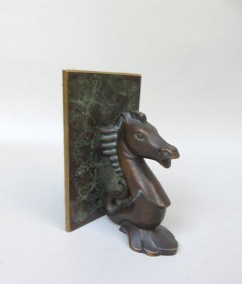 Sea Horse Bookends in Bronze, 1950s, Set of 2-EY-1348227