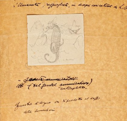 Sea Horse - Original Drawing - 1935 1935-ZCI-761621