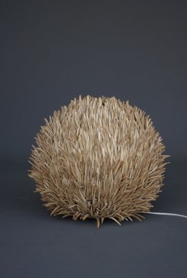 Sea Urchin Wooden Table Lamp, 1990s-MB-2043218