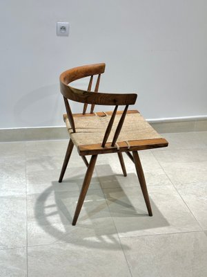 Seagrass Chairs by Georges Nakashima , 1960s, Set of 4-DLN-2034840