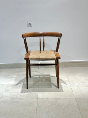 Seagrass Chairs by Georges Nakashima , 1960s, Set of 4-DLN-2034840