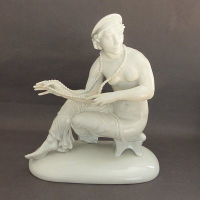 Seated Figure Sculpture by Mauritius Pfeiffer for Schwarzburger Werkstätten, 1920s-WK-593483