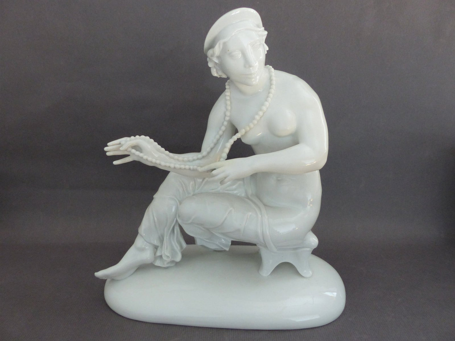 Seated Figure Sculpture by Mauritius Pfeiffer for Schwarzburger Werkstätten, 1920s